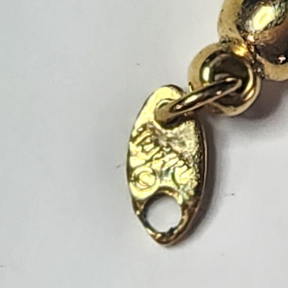 Vintage Trifari - Classic Black and Gold Twisted Rope Necklace - Picture 9 of 9